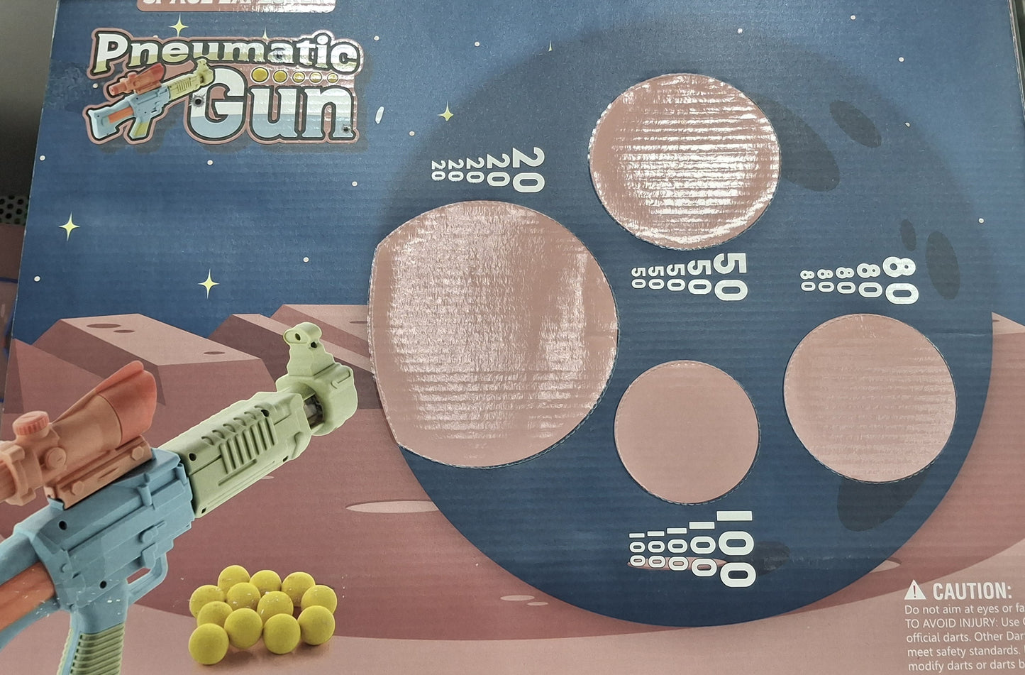 Air Pressure Foam Ball Blaster Toy – Soft Sponge Ball Shooting Gun for Kids