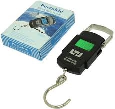 Portable Digital Luggage Scale – Hanging Travel Weighing Machine (Up to 50kg)