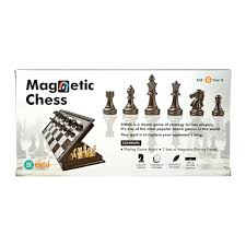 Ekta Magnetic Chess Set – Portable Travel Board Game with High-Quality Magnetic Pieces