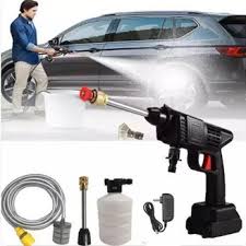 Portable High Pressure Car Washer – Rechargeable Cordless Pressure Washer Gun If corded: