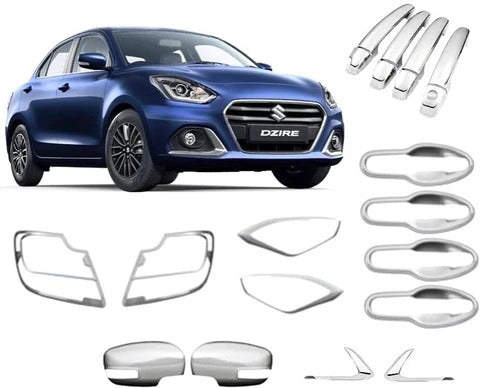 Chrome kit for Dzire
