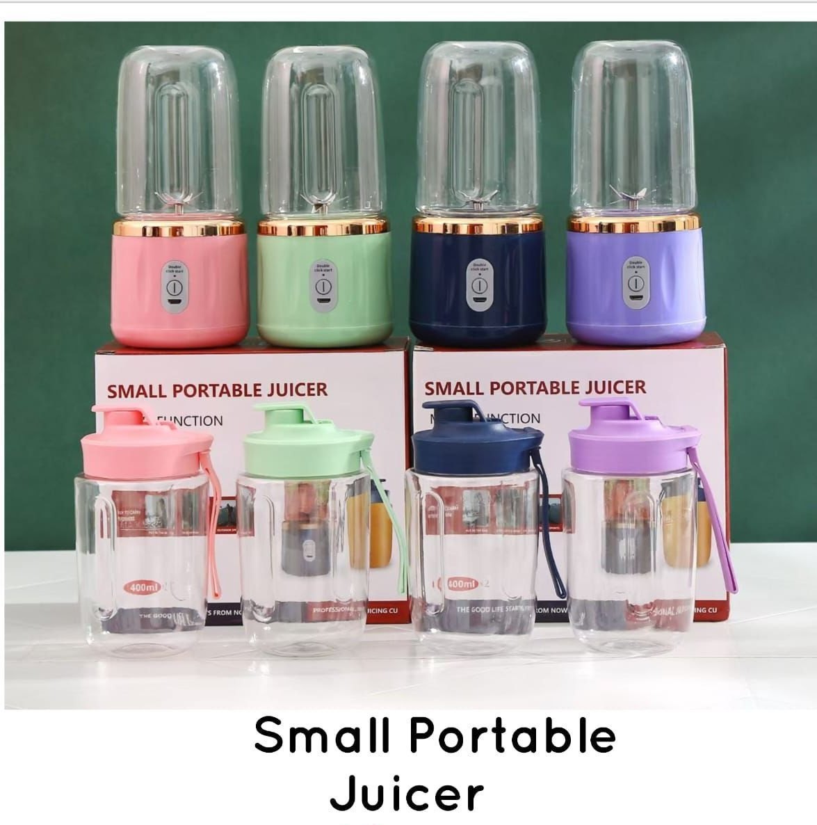 Portable USB Rechargeable Juicer Blender – Mini Smoothie Maker for Travel & Home