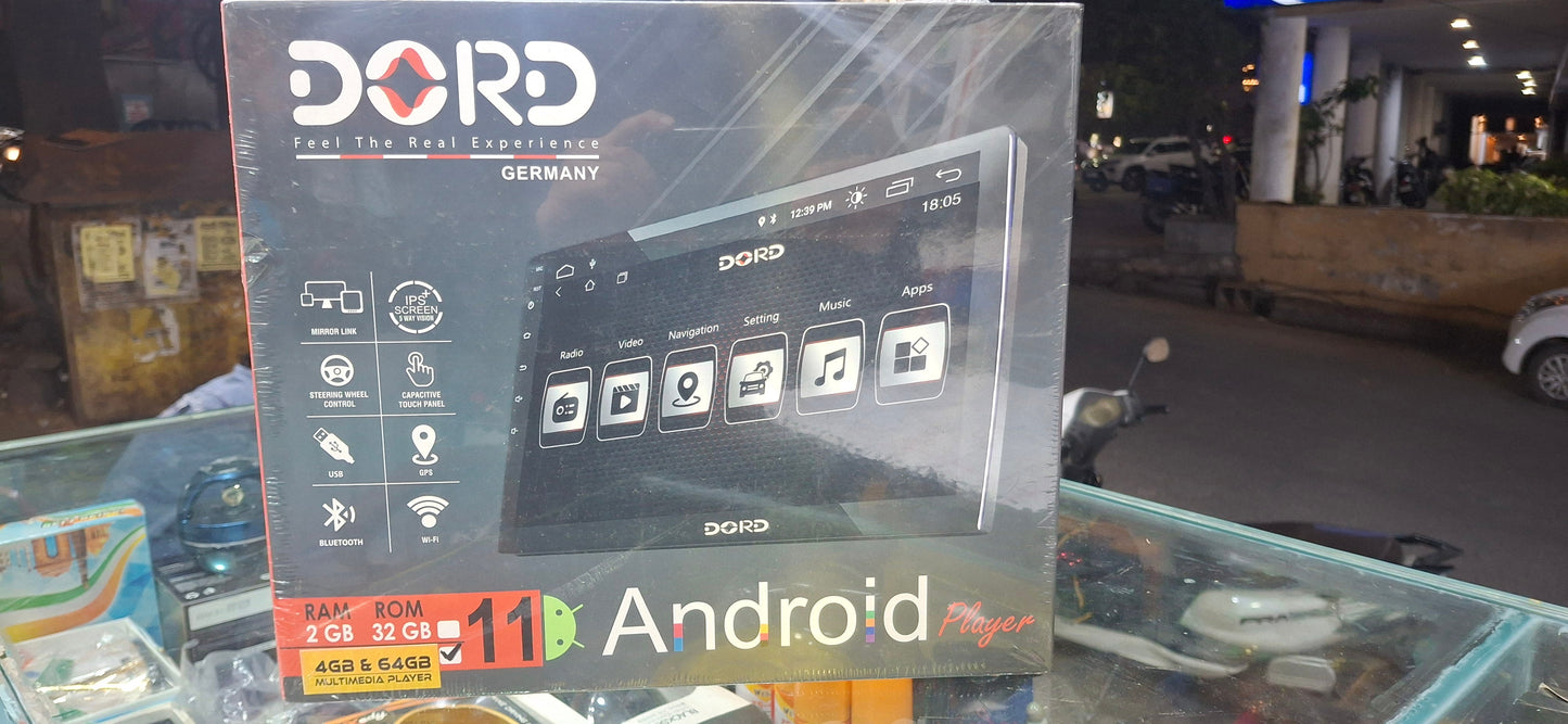 DORD Android Car Player (4GB RAM | 64GB Storage | Full HD Screen)