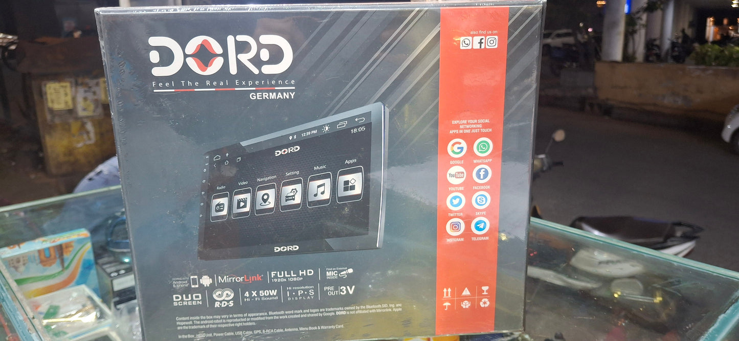DORD Android Car Player (4GB RAM | 64GB Storage | Full HD Screen)