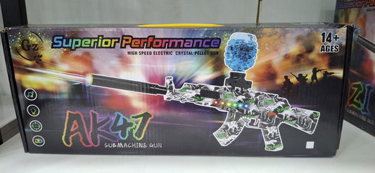 Automatic Gel Ball Blaster Toy – AK47 Style Electric Water Bead Gun