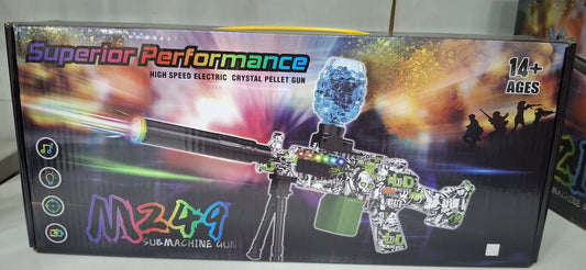 Automatic Gel Ball Blaster Toy – M249 Style Electric Water Bead Gun
