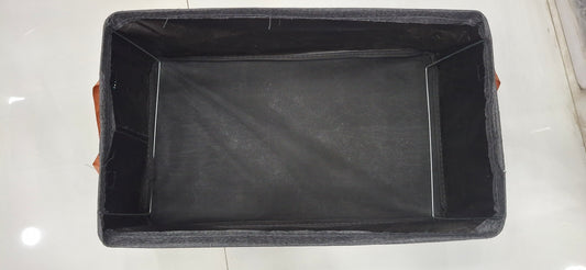 Rectangular Fabric Storage Organizer – Foldable Cloth Storage Box for Clothes & Accessories