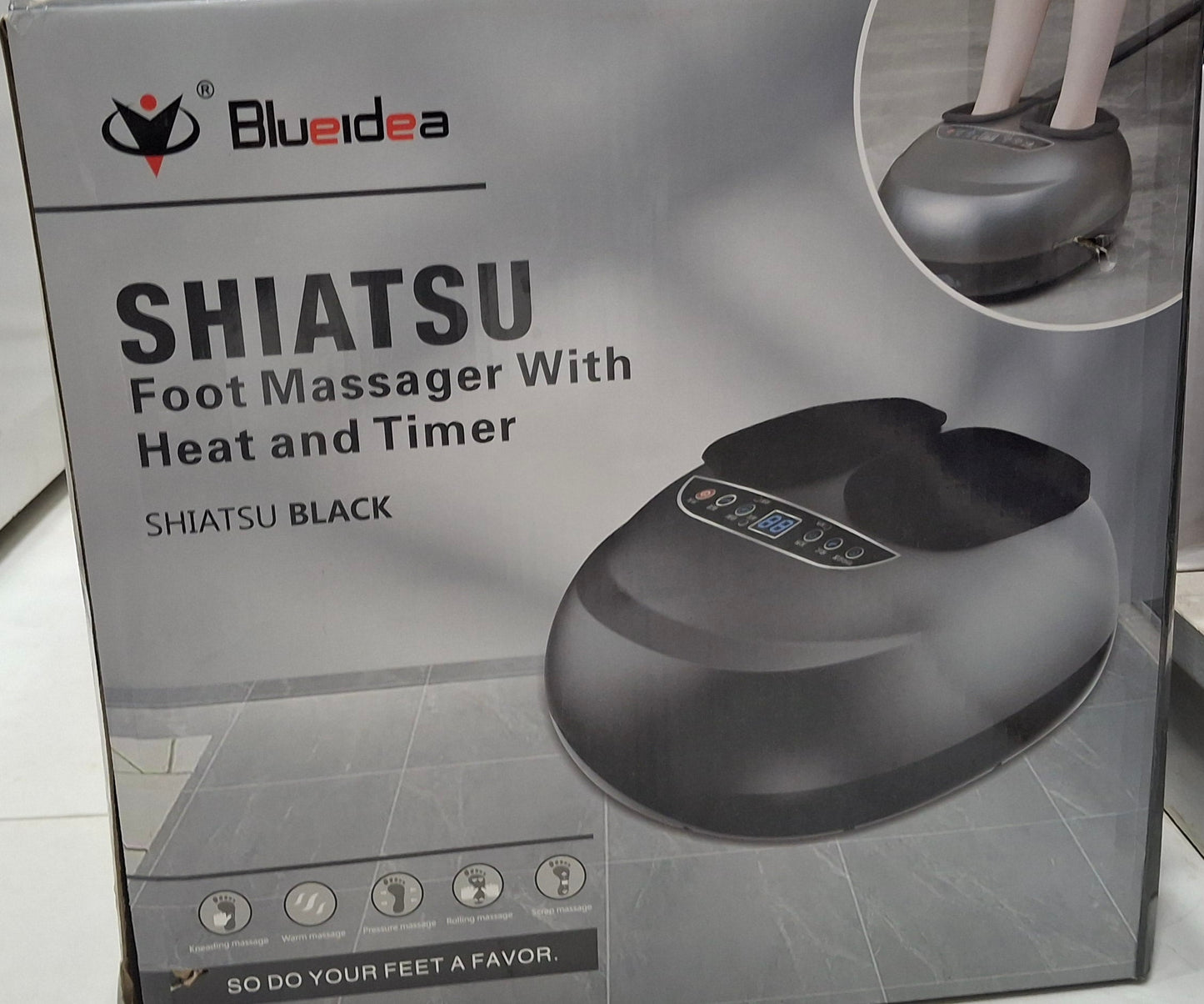 Shiatsu Foot Massager – Deep Kneading Electric Foot Relaxation Machine