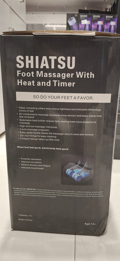 Shiatsu Foot Massager – Deep Kneading Electric Foot Relaxation Machine