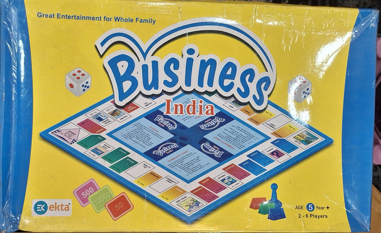 Ekta Business India Board Game – Classic Real Estate & Trading Strategy Game