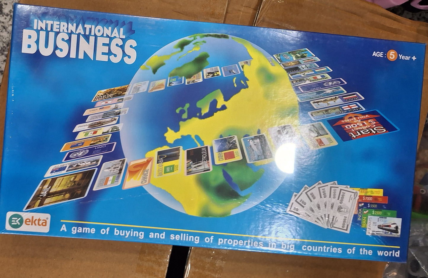 Ekta International Business Board Game – Classic World Trading & Strategy Game