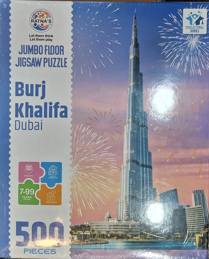 Ratna’s Burj Khalifa Jigsaw Puzzle – Iconic World Landmark Architecture Game for Kids & Adults
