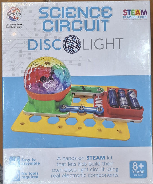 Ratna's DIY Science Circuit Disco Light Kit – Educational Electronics Set for Kids