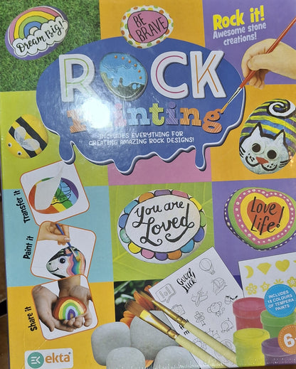 Ekta Rock Painting Kit – DIY Arts and Crafts Set for Creative Kids