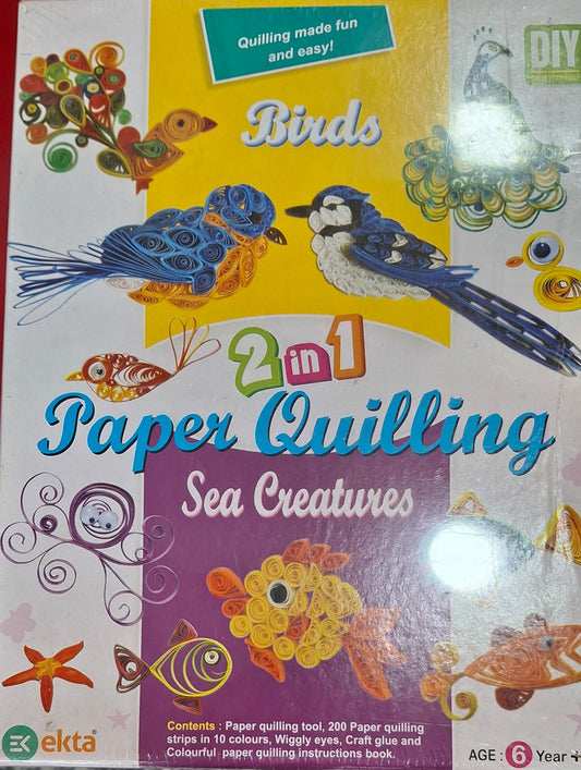 Ekta 3D Birds Paper Modeling Kit – Premium Quality Educational Craft Set for Kids