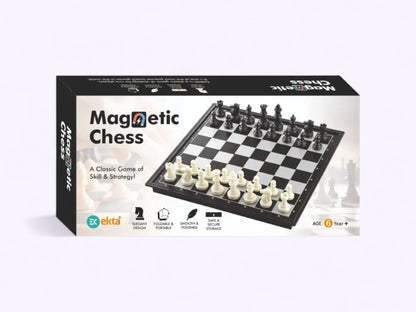 Ekta Magnetic Chess Set – Portable Travel Board Game with High-Quality Magnetic Pieces