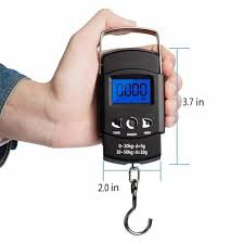 Portable Digital Luggage Scale – Hanging Travel Weighing Machine (Up to 50kg)