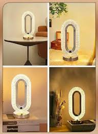 Oval Crystal Table Top Lamp – Decorative Ambient Light