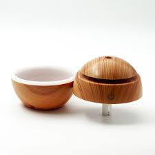 Ultrasonic Aroma Diffuser Humidifier – Bowl Design LED Essential Oil Mist Diffuser