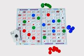 Ratna's Senior Sequence (Sequil) Board Game – Classic Strategy Game with Cards & Chips