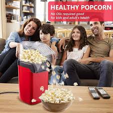 Hot Air Popcorn Maker Machine – Healthy Snack Maker for Home