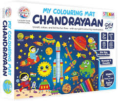 Ratna's My Colouring Mat (Chandrayaan Edition) – Reusable & Washable Space Mission Art Kit for Kids