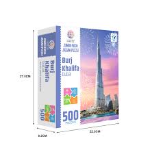 Ratna’s Burj Khalifa Jigsaw Puzzle – Iconic World Landmark Architecture Game for Kids & Adults
