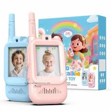 Kids Walkie Talkie Set – Long Range Wireless Communication Toy with LED Display