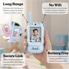 Kids Walkie Talkie Set – Long Range Wireless Communication Toy with LED Display