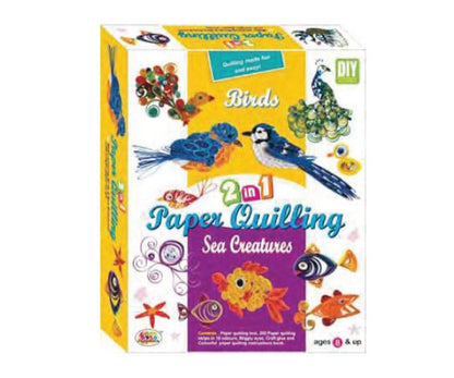 Ekta 3D Birds Paper Modeling Kit – Premium Quality Educational Craft Set for Kids