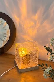 Cube Crystal Table Top Lamp – Decorative Ambient Light