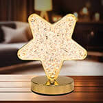 Star Crystal Table Top Lamp – Decorative Ambient Light