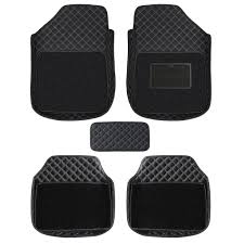 7D Luxury Car Foot Mats for 5 Seater Cars