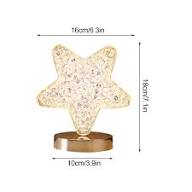 Star Crystal Table Top Lamp – Decorative Ambient Light