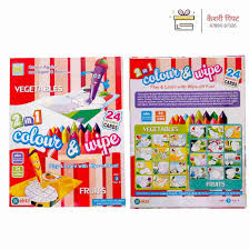 Ekta 2-in-1 Colour and Wipe – Reusable Educational Activity Set for Kids