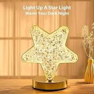 Star Crystal Table Top Lamp – Decorative Ambient Light