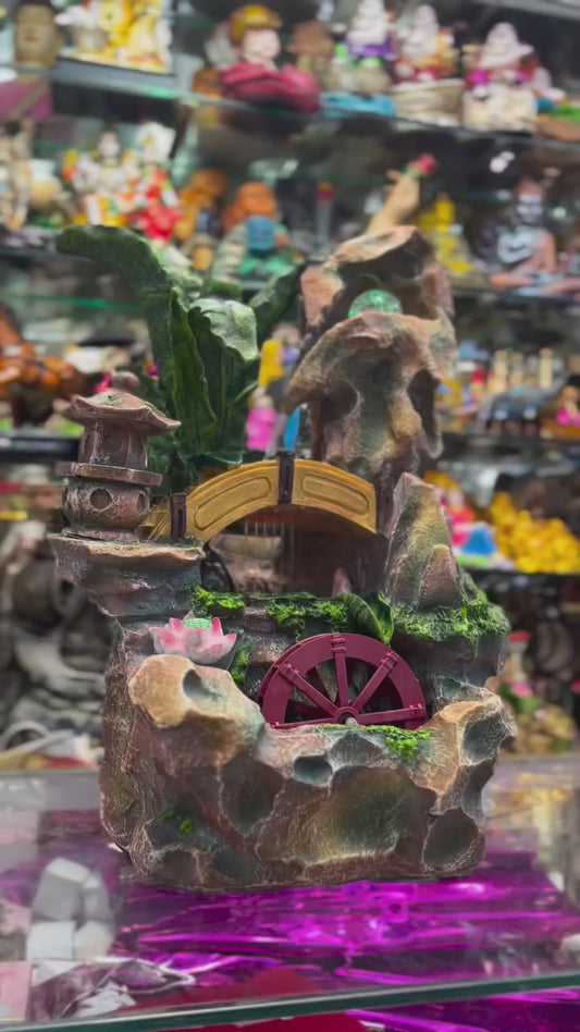 CrystalFlow Tabletop Water Fountain