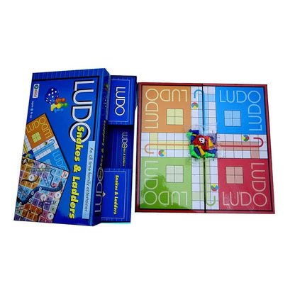 Ekta 2-in-1 Ludo & Snakes and Ladders – Classic Family Board Game
